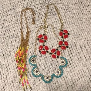 5 for $25** Bright necklace bundle